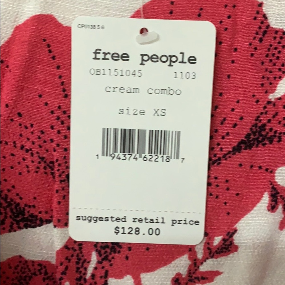 NWT Free People Pink French Quarter Mini Dress - Picture 8 of 9